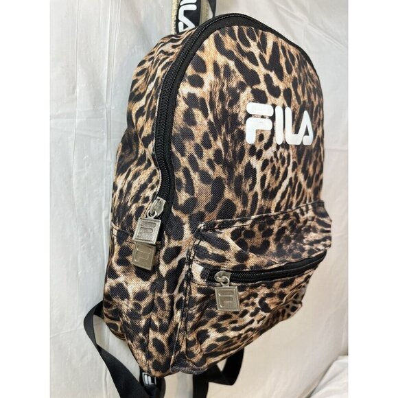 FILA Hailee Backpack  Leopard Print Cheetah - Picture 3 of 12